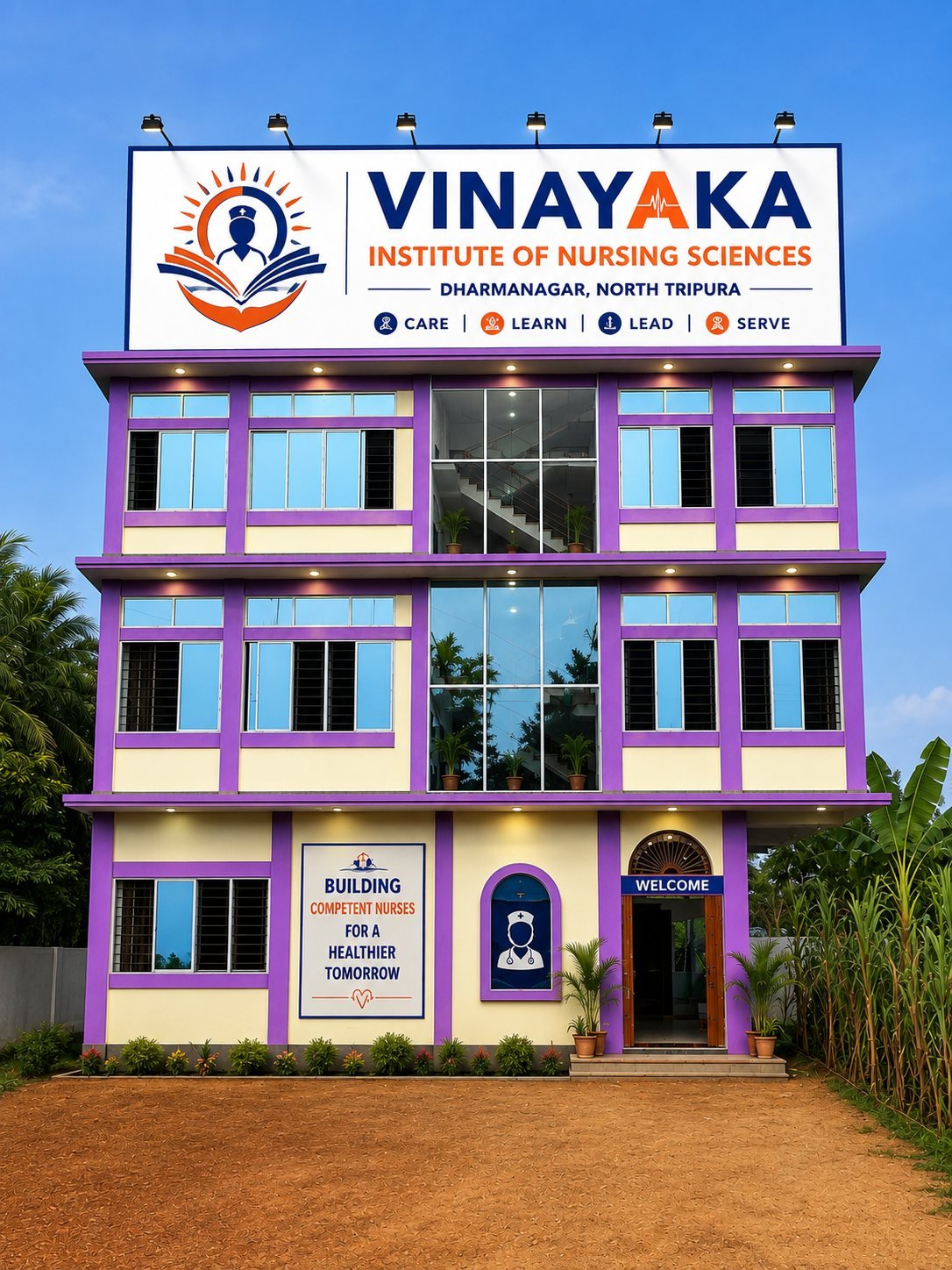 Vinayaka Institute of Nursing Sciences campus building