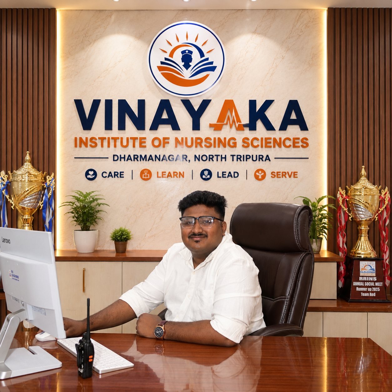 Dipankar Debnath, Trustee of Vinayaka Institute of Nursing Sciences